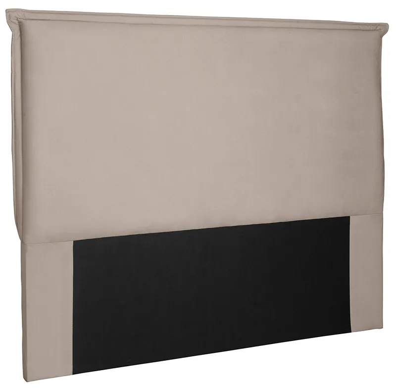 Cabeceira Garden Para Cama Box Queen 160 cm Suede Bege - D'Rossi
