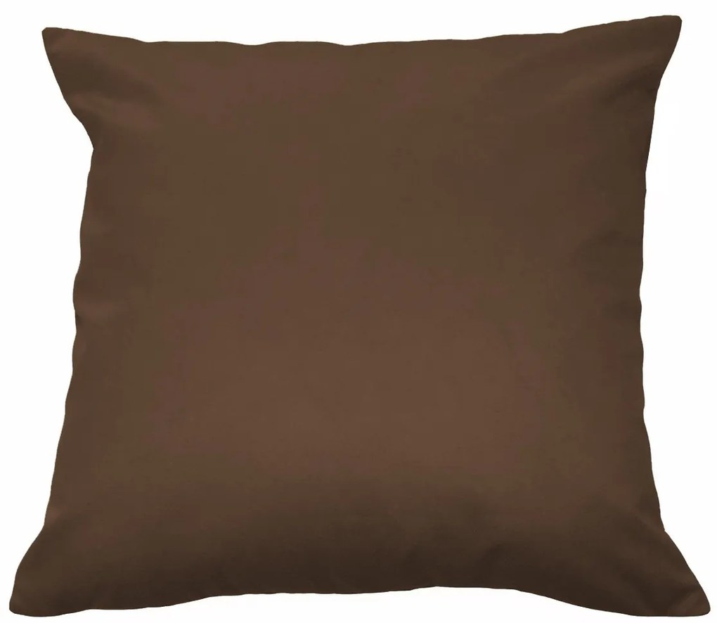 Kit 4 Almofadas Decorativas 40x40 Tecido Suede Marrom