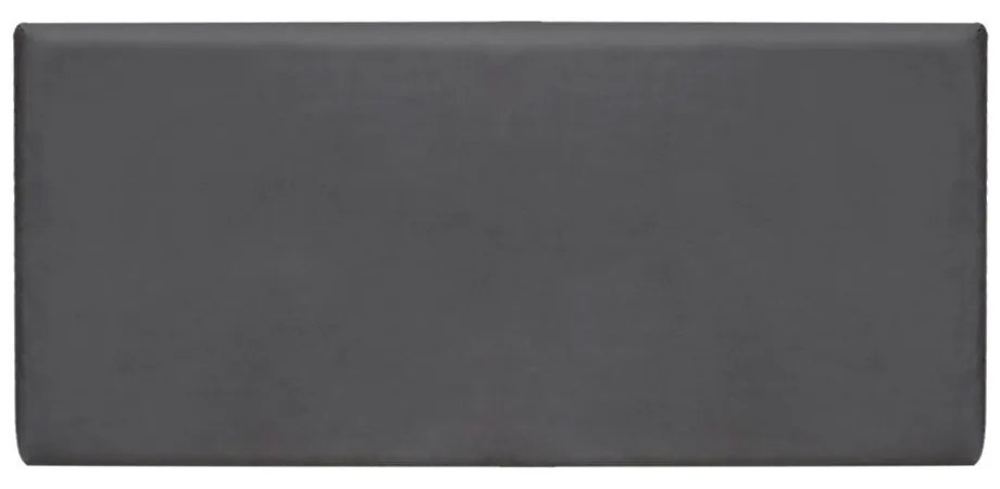 Cabeceira Painel Clean para Cama Box Casal 160 cm Suede M11 - D'Rossi - Grafite