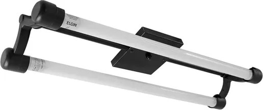 Plafon Aluminio Acrilico Preto G13 20W Toledo