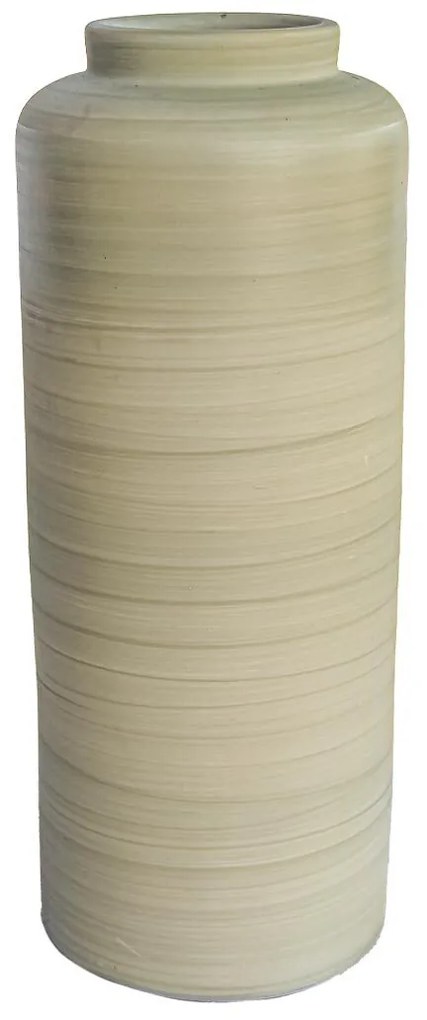 Vaso Liso Decorativo de Cerâmica 29x11x11 - Salta Fosco  Kleiner