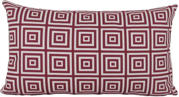 3 Capas Almofada Confort Veludo Marsala 30x50cm