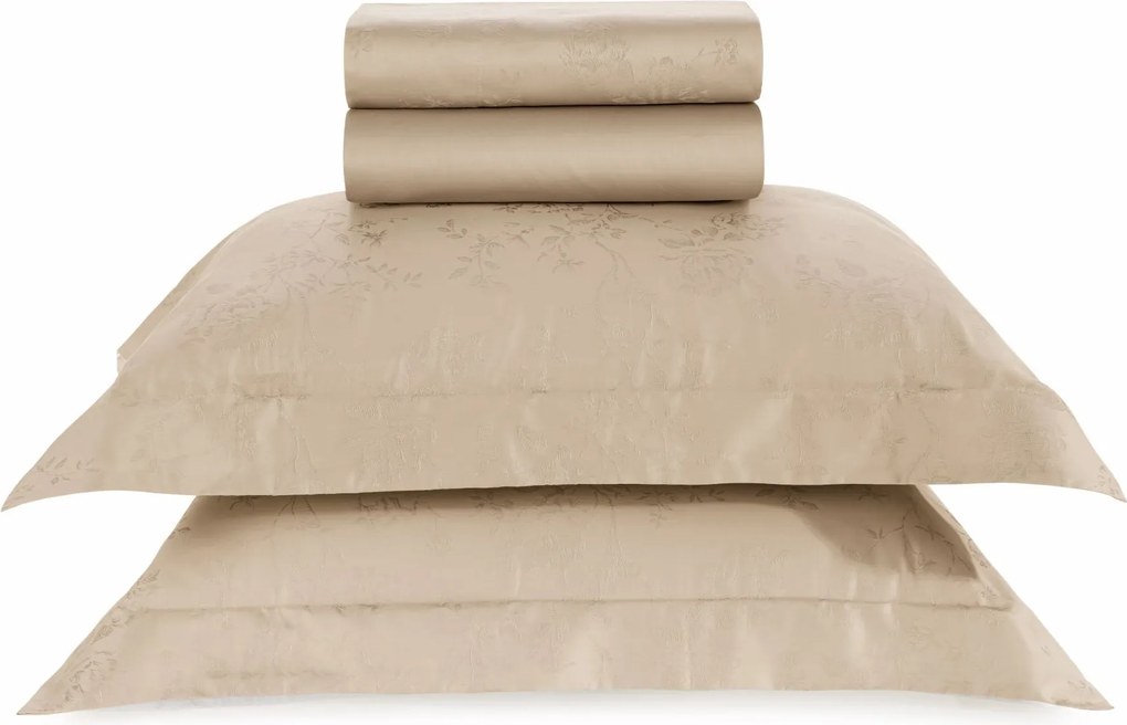 Jogo de Cama Trussardi Jacquard Cetim 300 Fios Sarentino Avello - Queen  Queen