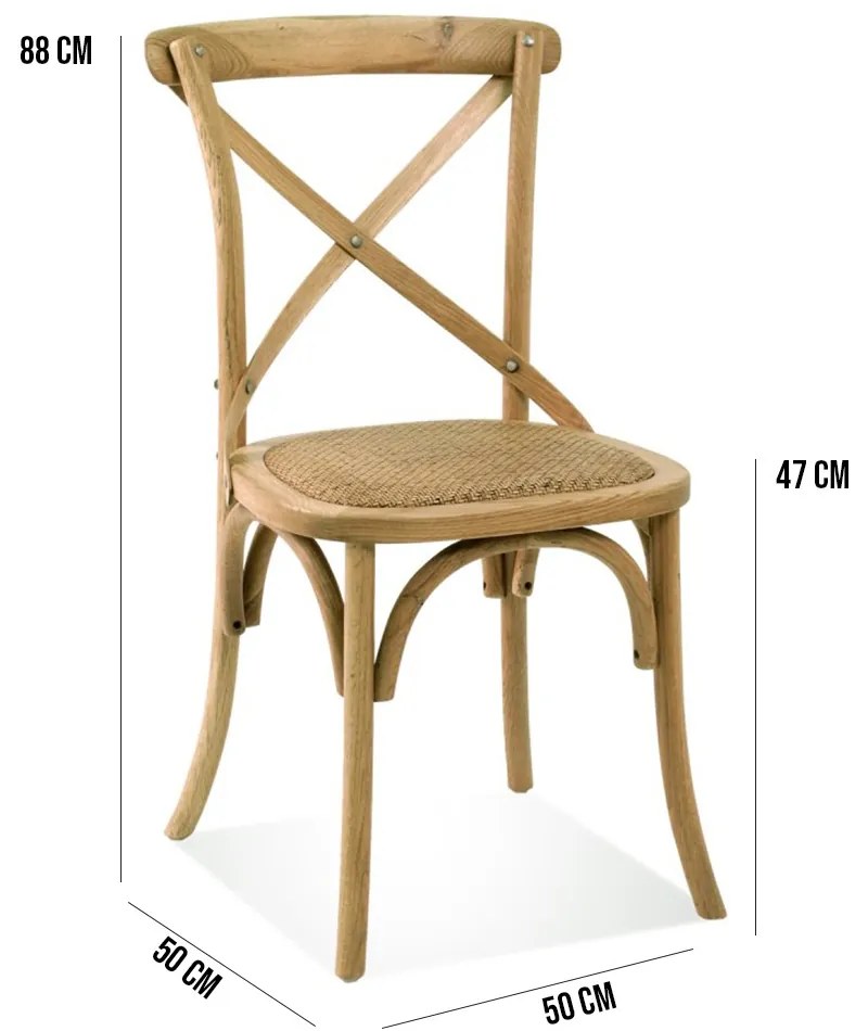 Kit 02 Cadeiras Para Sala de Jantar Cozinha Blair Oak G04 - Gran Belo
