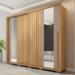 Guarda Roupa Casal 2 Portas de Correr com Espelho Moviment Buriti/Fend