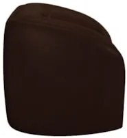 Poltrona Decorativa para Sala 112cm Meris Z32 Sintético Café - Mpozena
