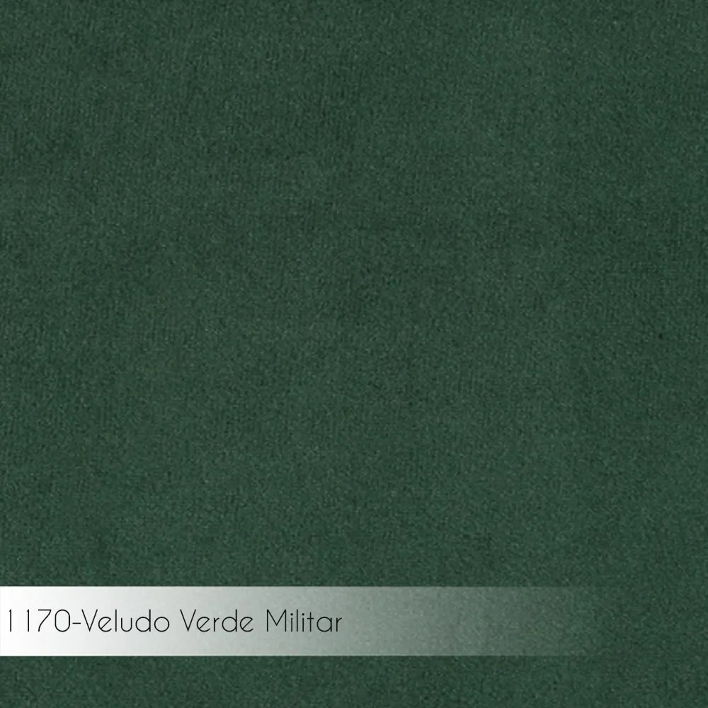 Kit 2 Cadeiras Decorativa Sala de Jantar Sidnei Veludo Verde G17 - Gran Belo