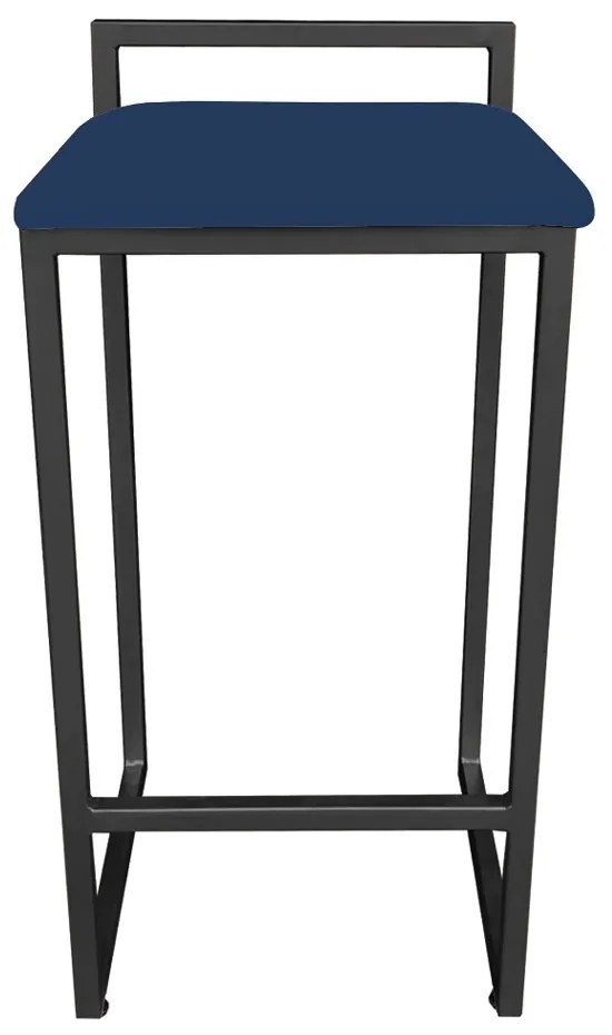 CONJUNTO 02 BANQUETAS PIETRA SUEDE AZUL