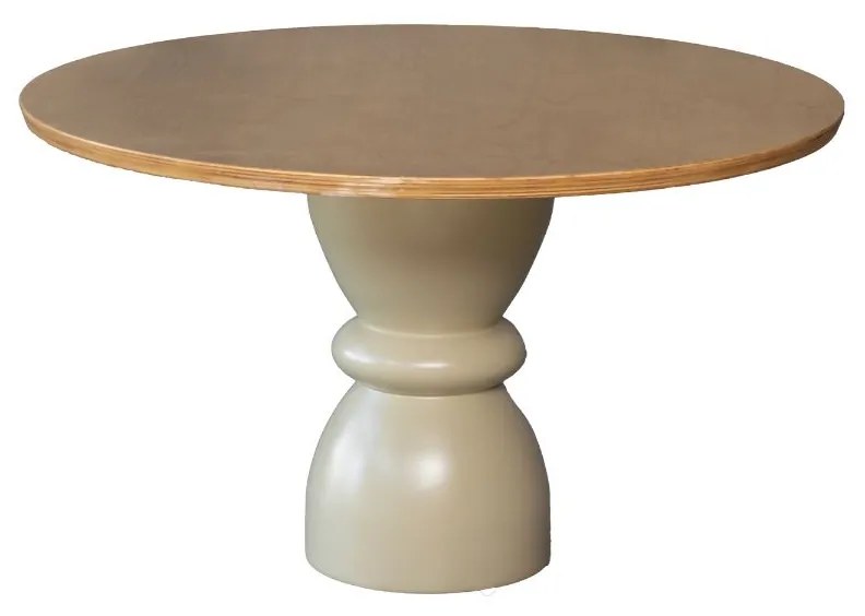 Mesa de Apoio Wood M Ø40cm - arizona com lâmina mel pinus