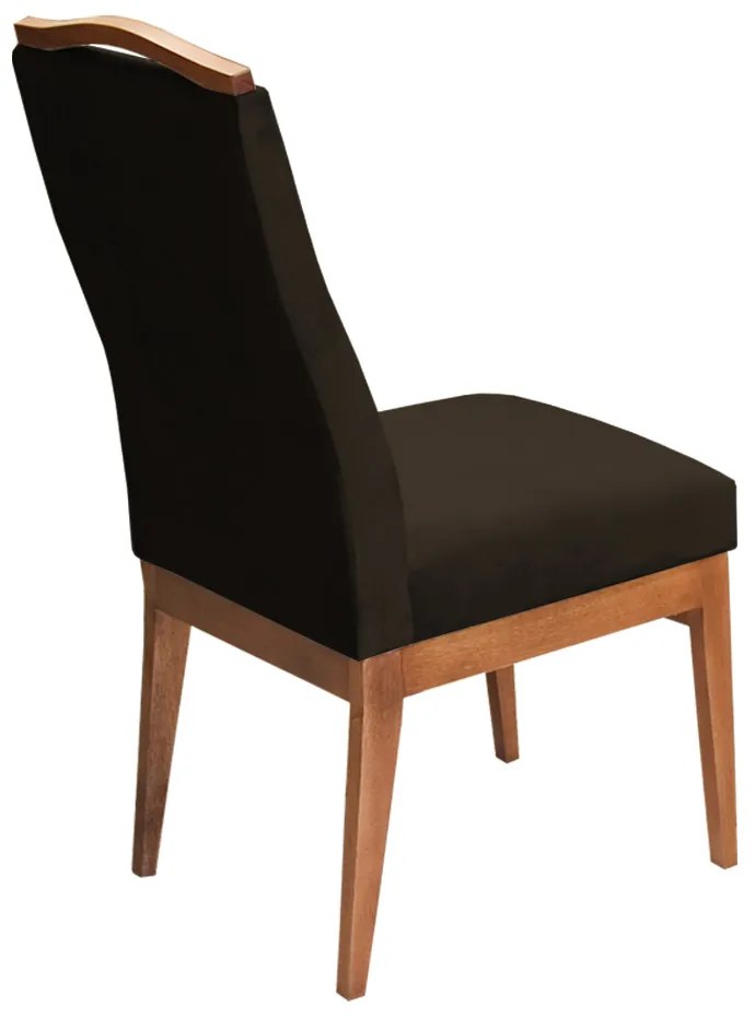 Cadeira Decorativa Lara Veludo Marrom - Rimac