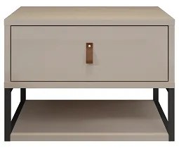Mesa De Cabeceira Sigma Off White - Casa D Móveis