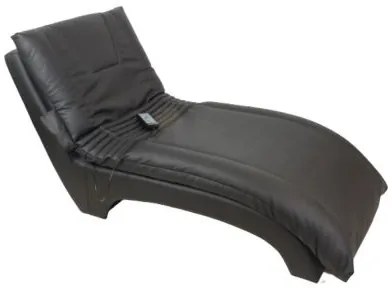 Chaise Longue, Divâ Massageador Cloé p/ Quarto, Sala, Consultório Psicologia preta - Varias Opções de Cores e Revestimentos