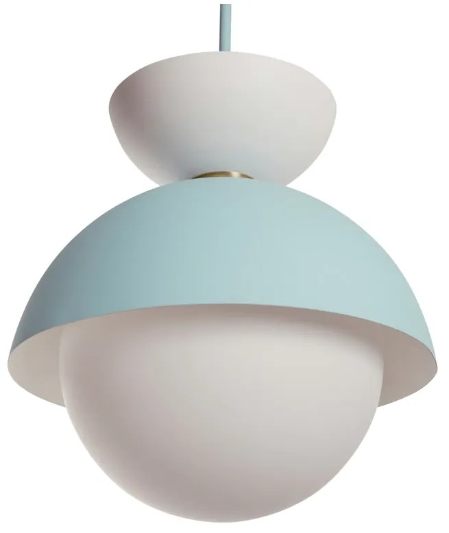 Pendente Bibelô Ø24X26Cm Globo 20Cm 1Xe27 / Anel Distanciador Cobre |... (MR-T - Marrom Texturizado)
