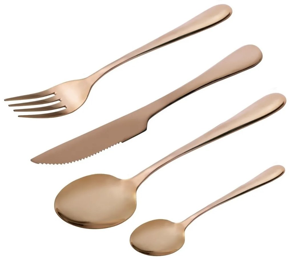 Colher de Sobremesa em Inox - Bronze