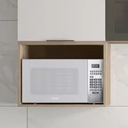 Suporte Micro-ondas Forno 58cm Aéreo Grace Carvalho Oak Z44 - Mpozenat