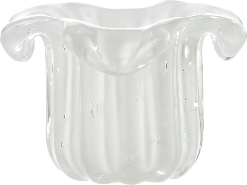 Vaso Murano Salvador PP - Quartzo Pérola  Quartzo Pérola