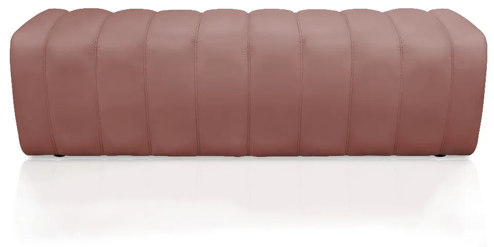 Calçadeira Olivia Queen 160 cm Veludo - D'Rossi - Rose