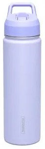 Garrafa Térmica Tramontina 650 ml Lilás com Canudo