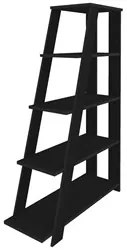 Kit 2 Estante Multiuso Decorativa 5 Prateleiras Stela A06 Preto - Mpoz