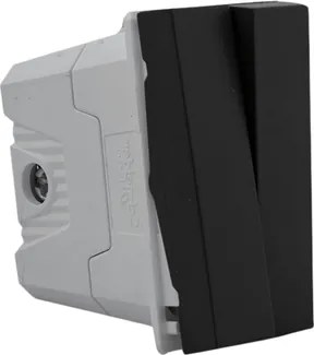 Interruptor Simples Modulo Duplo Grafite 10A Orion Class