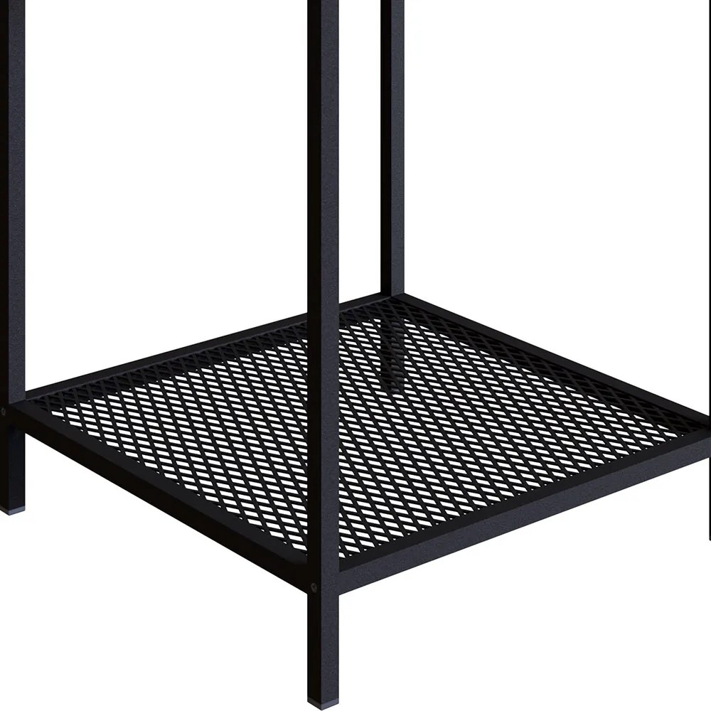 Mesa Lateral New 40 cm Vermont e Preto - D'Rossi