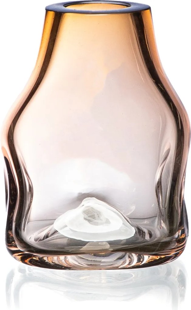 Vaso Murano Jasmim PP - Garnet  Garnet