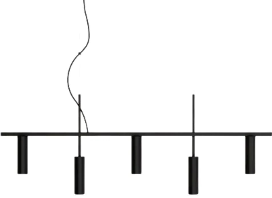 Pendente Retângular 101X3,8X36,5Cm Tubo Desalinhado Alumínio 5Xmr11 -... (CHAMPANHE)