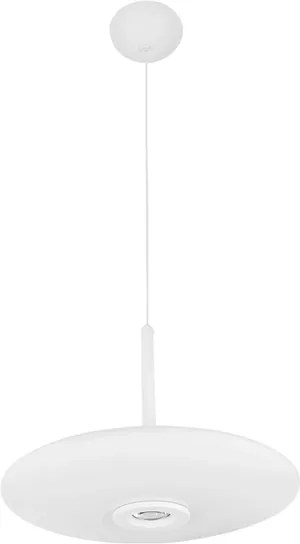 Pendente Led Dimerizavel Aluminio Branco 21W 85 3000K Trend