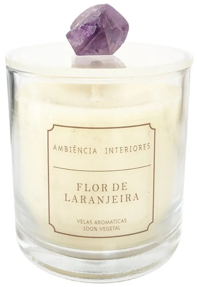 Vela Flor de laranjeira Ametista  Ametista