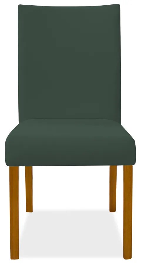 Kit 4 Cadeiras de Jantar Milan Veludo Verde Bandeira