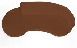 Sofá Living  3 Lugares 260cm Braço Direito Mozart D06 Veludo Telha - M