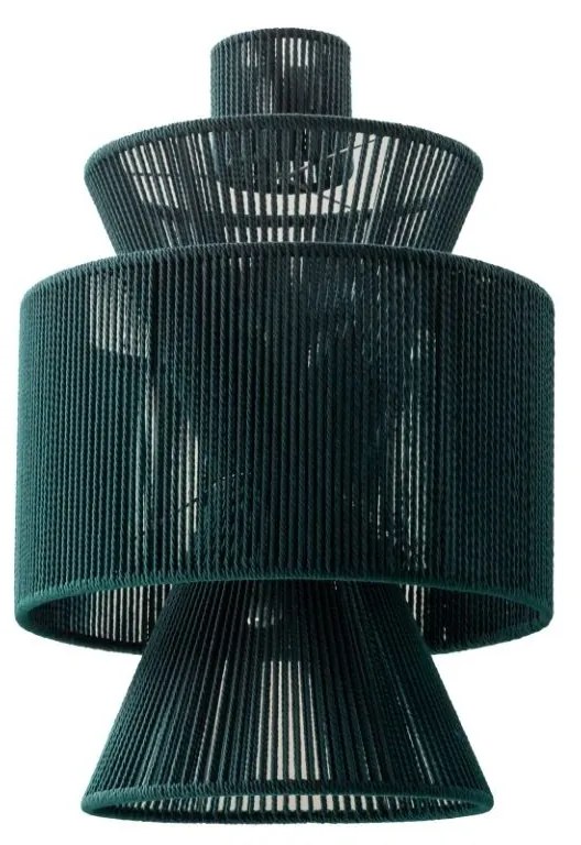 Luminária Terrarium Cordão Verde - crua