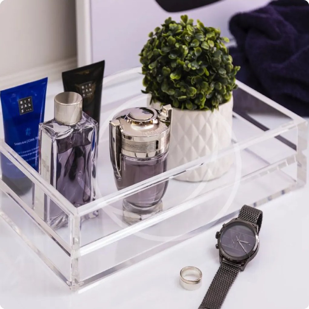 Bandeja Frisada Acrílico Fascino MDO1