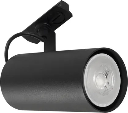 Spot Para Trilho Com Adaptador 15,5x7,6cm Lisse Ii - PRETO