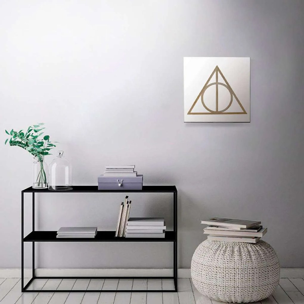 Quadro Decorativo Harry Potter Relíquias da Morte MDF
