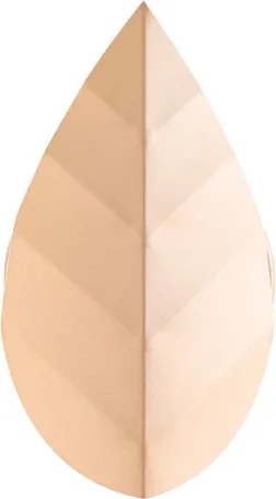 Arandela Aluminio Dourado 20X12cm Wild Fall