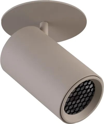 Spot Led Aluminio Areia Com Honeycomb 7W 2700K 24 Fit10