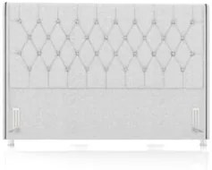 Cabeceira Cama Box Solteirão 96cm Florenza Z37 Linho Cinza Claro - Mpo
