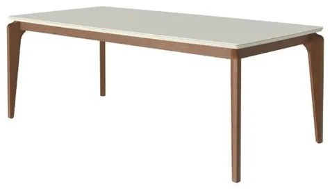 Mesa Lauren Tampo Off White Fosco Base Natural 210cm  - 70558 Sun House