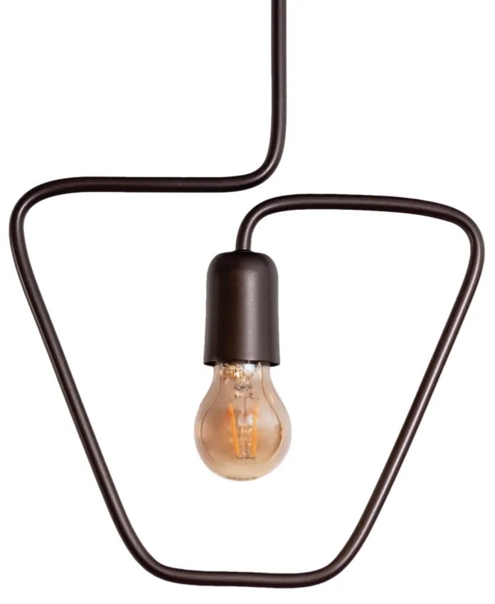 Plafon Lira 29X11,7X51,5Cm 1Xe27 Alumínio - Usina 25015/1 (CB-M - Cobre Metálico)