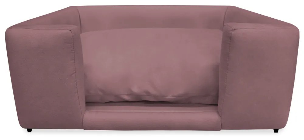 Caminha Cão Cama Pet Lili P/ Cães e Gatos Almofada Lavável Suede Cores - Rosê