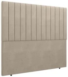 Cabeceira Cama Box Queen 160cm Estofada Plutus Saturno Bege Z04 - Mpoz