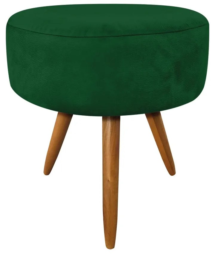 PUFF LARISSA SUEDE VERDE PES PALITO DE M