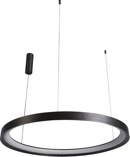 Pendente Led Metal Aluminio Grafite 48W 3000K Giro