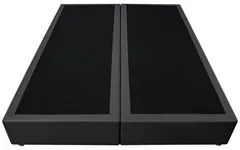 Base Box para Cama Casal Queen 158x198cm Bipartido Liz S05 Sintético P