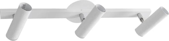 Spot Sobrepor Para Trilhos Tubo Gu10 4W Branco Fosco