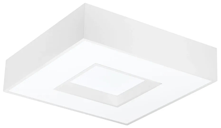 Plafon De Sobrepor Quadrado Cherry 4L E27 45X45X12Cm | Usina 4540/45 (FN-F - Fendi Fosco)