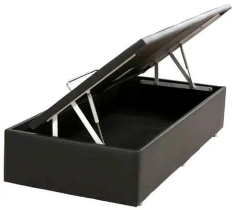 Base Bau Physical Corino Preto Solteiro Corino Preto 88cm - 48503 Sun House