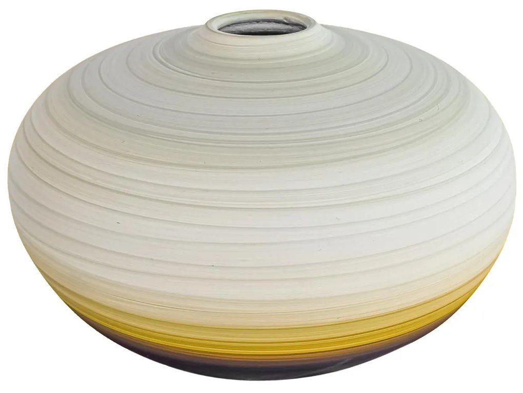 Vaso Bola decorativo de cerâmica 14x19 - Salar Fosco Kleiner