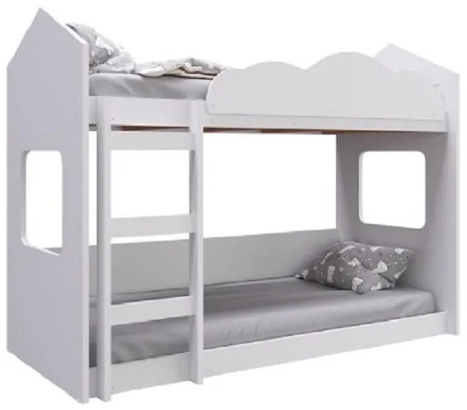 Cama Beliche Montessoriano Casinha By700 - Branco